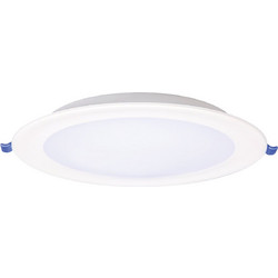 POWERTECH LED φωτιστικό downlight PT-1559, 9W, Φ116x25mm, 4000K, 765lm, λευκό