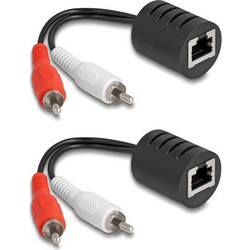 DELOCK DELOCK audio extender 87857 RCA σε RCA, μέσω καλωδίου RJ45, έως 50m