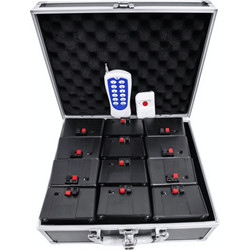 SUPRIMO SL12 wireless system for remote firing of spark fountains, 12 receivers, 2 remote controls