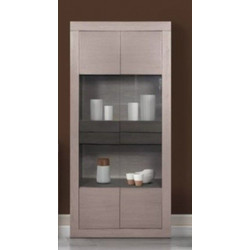 Βιτρίνα Σαλονιού 113 σε Ξύλο Οξιάς (Π90xΒ40xΥ190)cm