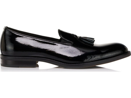 BERGMAN AL09LS Leather Μοκασίνι Black Patent