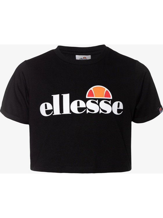 Ellesse Nicky Παιδικό Crop Top Κοντομάνικο Μαύρο S4E08596-011