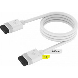 Καλώδιο Corsair iCUE Link Connector Cable (CL-9011127-WW) - 600mm - White CL-9011127-WW
