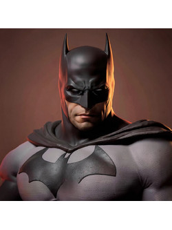 Φιγούρα Batman on Step Sculptures 3D Printing 3D εκτυπωμένη