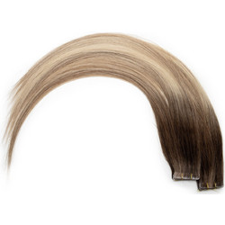 Seamless1 Ultimate Range Coffee N Cream Tape Hair Extensions Invisible 55cm