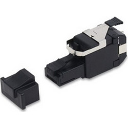 BELDEN REVCONN 10GX PLUG BLACK RVAFPUBK-S1