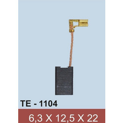 Κάρβουνα 6,3X12,5X22,0 Καλώδιο