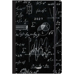 Next ημερολόγιο 2027 Trends Mathematics ημερήσιο flexi με λάστιχο 12x17εκ. Με σχέδια