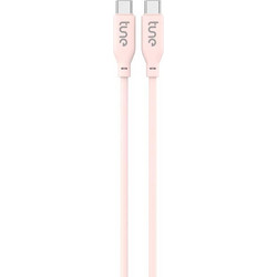 Καλώδιο Φόρτισης Tune TechFlex USB-C σε USB-C 1.5m - Pink