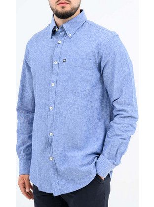 Ascot Ανδρικό Πουκάμισο Μακρυμάνικο 15362209-07 Light Blue