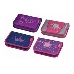 Herlitz Melody Star Κασετίνα με 2 Θήκες Μωβ 50020805