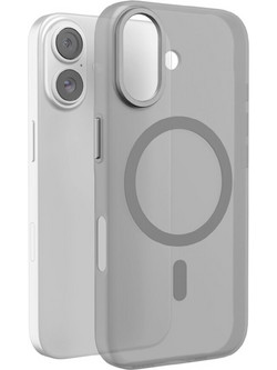 Puro Lightfeel Case For Iphone 17 Compatible With Magsafe - Transparent And Black - (PUIPC1763HAZEMBLK)