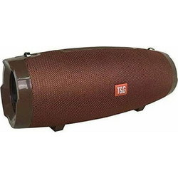 T&G TG-504 Ηχείο Bluetooth 10W με Ραδιόφωνο Καφέ