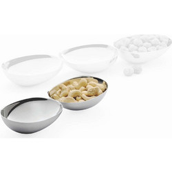Μπωλ Σερβιρίσματος Pebbles (Σετ 2Τμχ) 269002 17,7x7,6x2,5cm Inox Philippi Ανοξείδωτο Ατσάλι