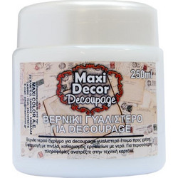 Βερνίκι γυαλιστερό για Decoupage 250 ml Maxi Decor