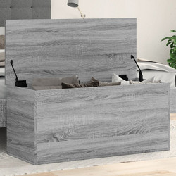 vidaXL Κουτί Αποθήκευσης Γκρι sonoma 100x42x46cm Επεξεργασμένο Ξύλο 1 τεμ