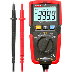 Πολύμετρο 600V AC/DC 10HZ 60KHZ, 400MΑ AC/DC 40ΜΩ 100ΜF συνέχεια έλεγχος διοδίων, hold NCV