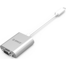 Orico PTAV USB-C - VGA adapter and 3.5 mm Full HD mini jack 0.15 m - silver