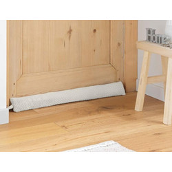 Αεροστόπ Πόρτας Flanela Douceur d'interieur με διαστάσεις 80x10cm - Ivory