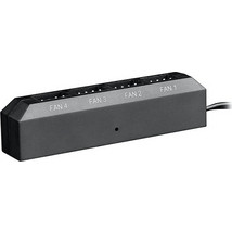 DEEPCOOL FH-04 Hub σύνδεσης έως και 4 ανεμιστήρων 3-pin/4-pin, με λειτουργία PWM fan speed control, σε μαύρο χρώμα. - DEEPCOOL