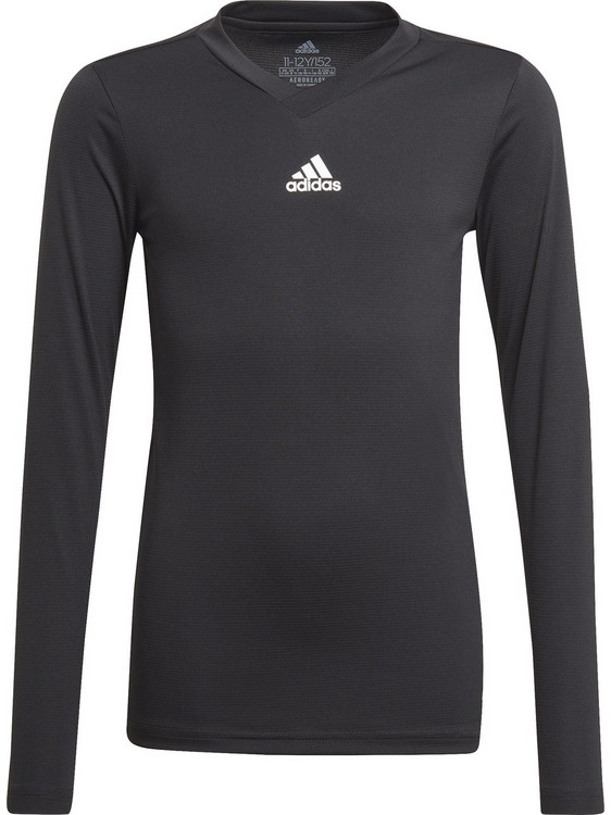 Adidas Team Base Ισοθερμική Παιδική Μπλούζα Μακρυμάνικη Μαύρη GN5710