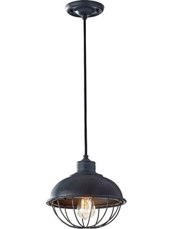 Feiss Urban Renewal Κρεμαστό Φωτιστικό Οροφής Antique Forged Iron E1-FE-URBANRWL-P-B