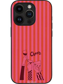 Sonique Stripe Stories Series Back Cover Cheers (iPhone 14 Pro)