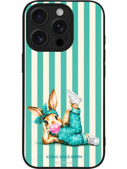 Sonique Stripe Stories Series Θήκη με Σχέδιο «Iconic Λαγουδάκι» (iPhone 16 Pro)