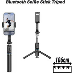 Bluetooth Selfie Stick Tripod 106cm