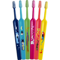 Tepe Kids Zoo Soft Παιδική Οδοντόβουρτσα Κόκκινη