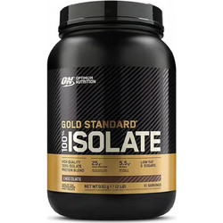 Optimum Nutrition Gold Standard 100% Isolate Chocolate Πρωτεΐνη Ορού Γάλακτος Γράμμωσης 930gr