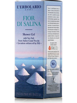 L'Erbolario Fior Di Salina Αφρόλουτρο σε Gel 250ml