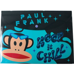 BMU ΦΑΚΕΛΟΣ ΚΟΥΜΠΙ A4 PAUL FRANK COLORADO 376-03580