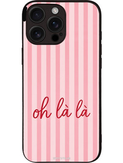 Sonique Stripe Stories Series Θήκη Oh La La Pink (iPhone 16 Pro Max)