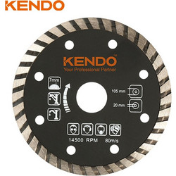 Kendo 61212112 Διαμαντόδισκος Κοπής Φ125 x 22,23/20/16mm