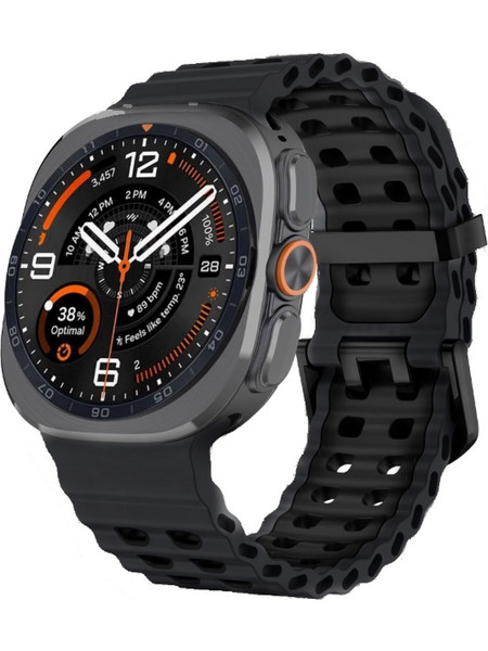 Tech-Protect Iconband Pro Λουράκι Σιλικόνης Grey / Black (Samsung Galaxy Watch Ultra 2 / 1)