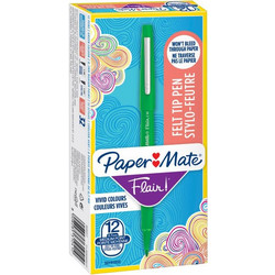 Papermate FLAIR ORIGINAL GREEN Box12