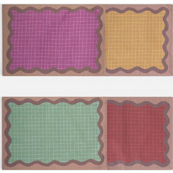 Σουπλά Frame 33X48 BORDO/GREEN Nef Nef Homeware