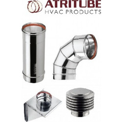 ATRITUBE ΚΑΜΙΝΑΔΑ INOX 316 ΜΟΝΟΥ ΤΟΙΧΩΜΑΤΟΣ ATRITUBE EX-316-CE 06 000857
