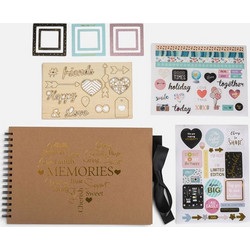 Άλμπουμ Λεύκωμα Scrapbooking Χρυσό Foil Make Memories 31.5x21cm
