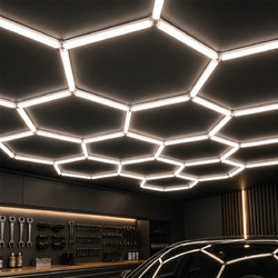GLOBOSTAR(R) HEXON GLB-101-0086 Γραμμικό Επεκτεινόμενο DIY Φωτιστικό Οροφής LED 6W 750lm 120 AC 220-240V IP20 Φυσικό Λευκό 4000K - Sanan SMD Chip - Λευκό Ματ - Μ44 X Π2 X Υ3.5cm