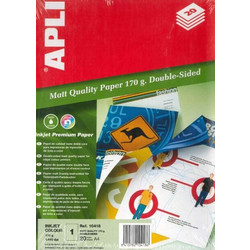 APLI ΦΩΤΟΓΡΑΦΙΚΟ ΧΑΡΤΙ ΜΑΤ 170gr. ΔΙΠΛΗΣ ΟΨΗΣ Α4 20Φ
