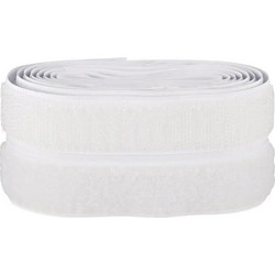 Ταινία Hook+Loop Αυτοκόλλητο Λευκό 60cmx20mm