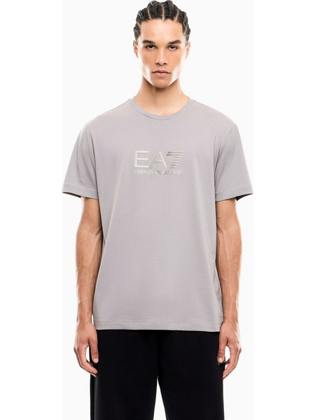 EA7 ARMANI T-SHIRT ΜΠΛΟΥΖΑ ΑΝΔΡΙΚΗ - ΓΚΡΙ - 7M002095AF27714