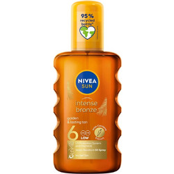 Nivea Sun Caroten Αδιάβροχο Λάδι Μαυρίσματος Σώματος SPF6 200ml