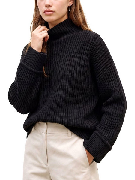 ROSA HIGH NECK PULLOVER WOMEN TOPSHOP