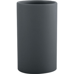 Ποτηροθήκη Tube Matt 03203.002 Επιτραπέζια Κεραμική Light Grey 7x11 εκ.Spirella
