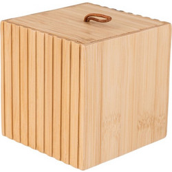 ESTIA ΚΟΥΤΙ ΑΠΟΘΗΚΕΥΣΗΣ ΚΑΙ ΟΡΓΑΝΩΣΗΣ ΜΠΑΝΙΟΥ BAMBOO ESSENTIALS 9x9x8cm