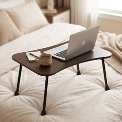 Βοηθητικό Τραπεζάκι για Ανύψωση Laptop 53x39x2cm με Αντιολισθητικές Βάσεις Καφέ