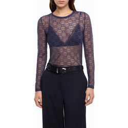 PINKO ROVER MAGLIA PIZZO STRETCH LOV 107737A3MK-F92 DarkBlue